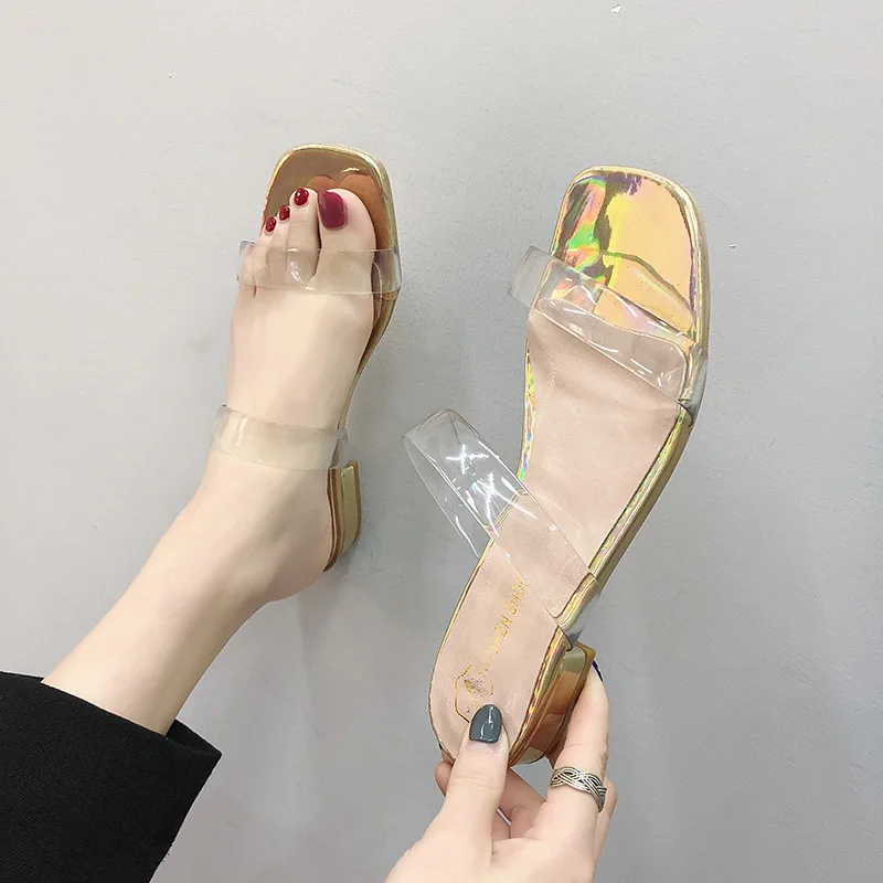 Jookrrix Women Mesh Sandals 2019 Woman Brand Wedges High 3 cm Fashion Slipper Platform Silver Chunky Sandals Shoes Fashion