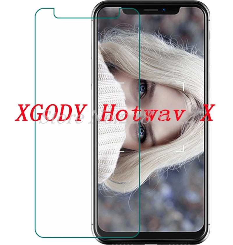 

Smartphone 9H Tempered Glass for XGODY Hotwav X 5.7" Explosion-proof Protective Film Screen Protector cover phone Symbol X