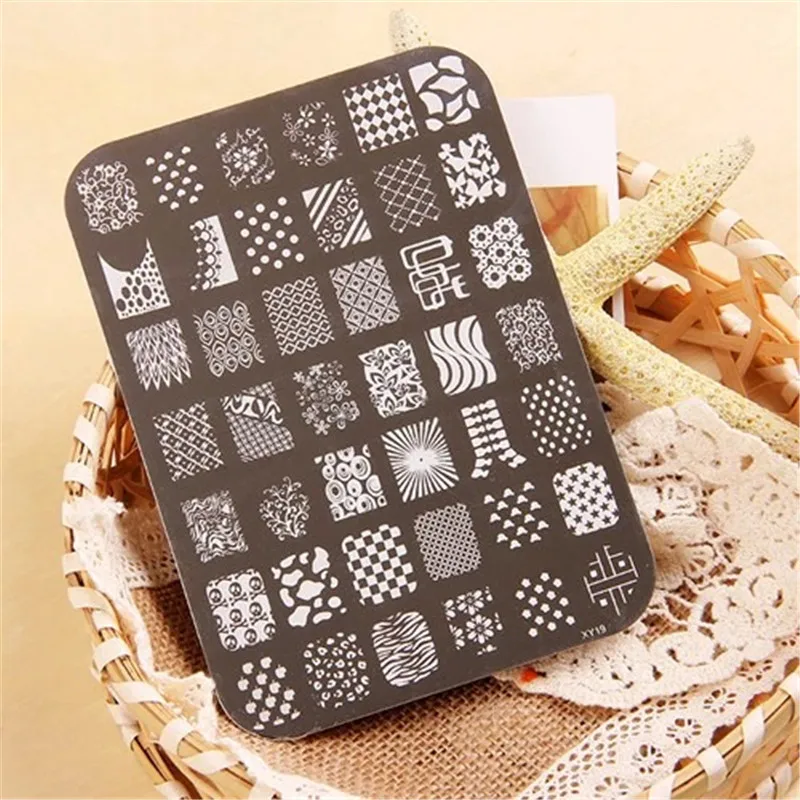 

DIY Nail Template Plate Image Stamping Plates Manicure Nail Gel Polish Tools
