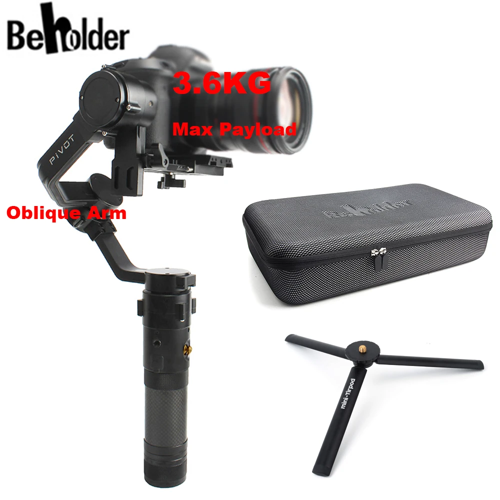 

Beholder PIVOT 3-Axis Handheld Camera Stabilizer 360 Endless Oblique Arm for All Models DSLR Mirrorless Camera PK Zhiyun Crane 2