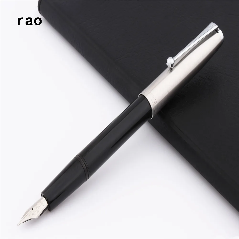 Роскошный высококачественный Jinhao 51A Ретро студент, школа, офис, перьевая ручка - Цвет: Black