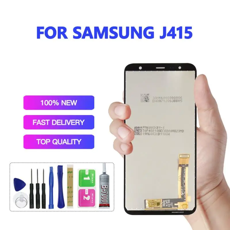 AAA ЖК-экран для samsung Galaxy J4 + J415 SM-J415F J415FN ЖК-дисплей и сенсорное стекло панель в сборе