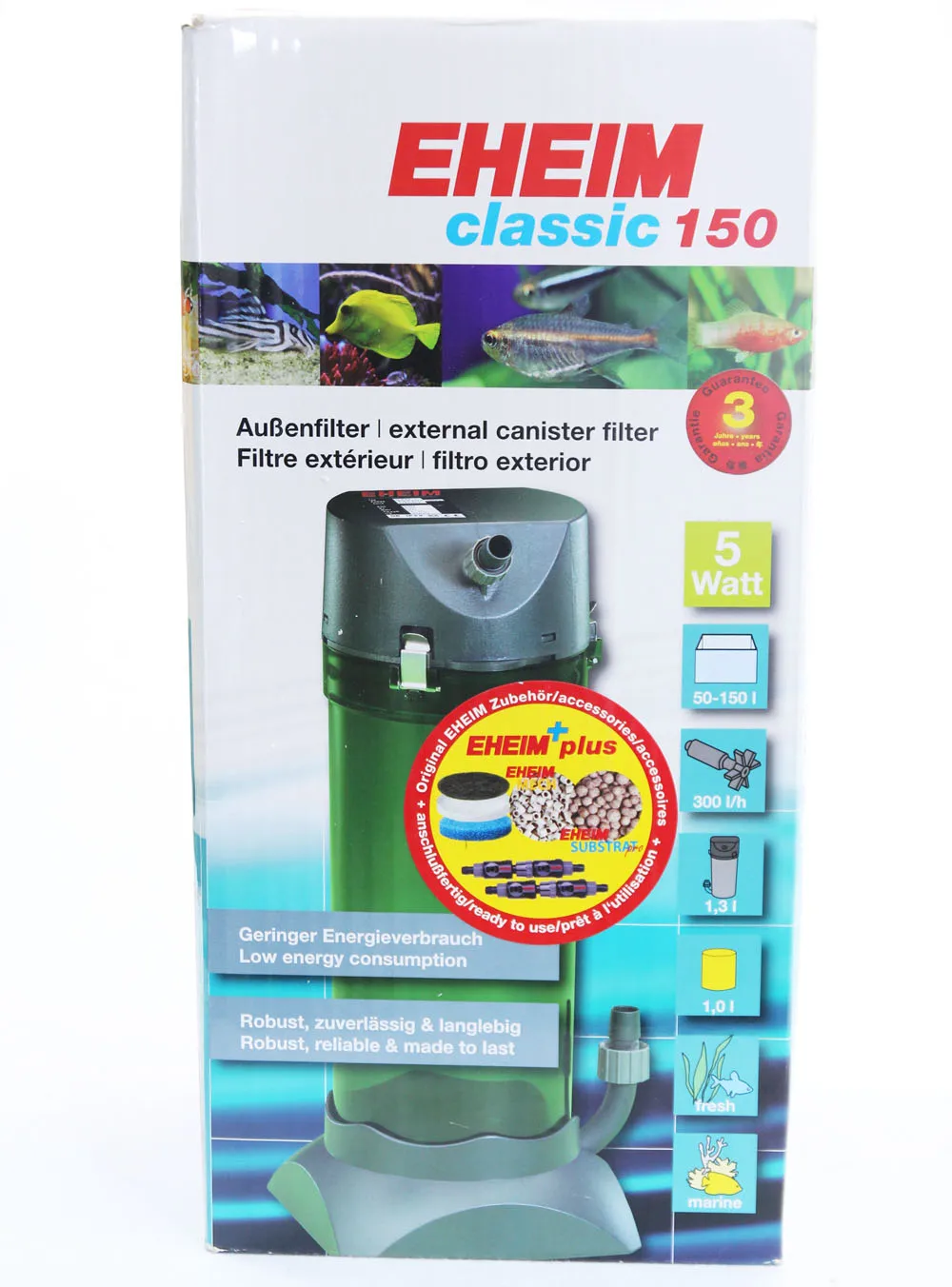 

EHEIM classic 2211 external filter bucket aquarium water plant fish tank mini nano made in Germany 5w 300L qmax quick release