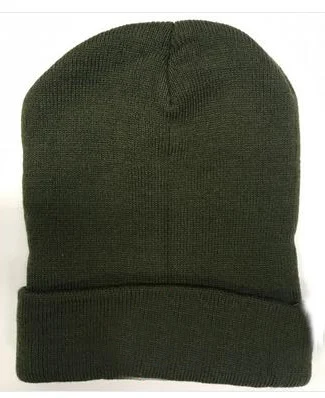10 шт. синие шапочки для взрослых эластичные зимние теплые шапки Ститч логотип Skullies& акриловые шапочки на заказ буквы одежда шапки - Цвет: army green