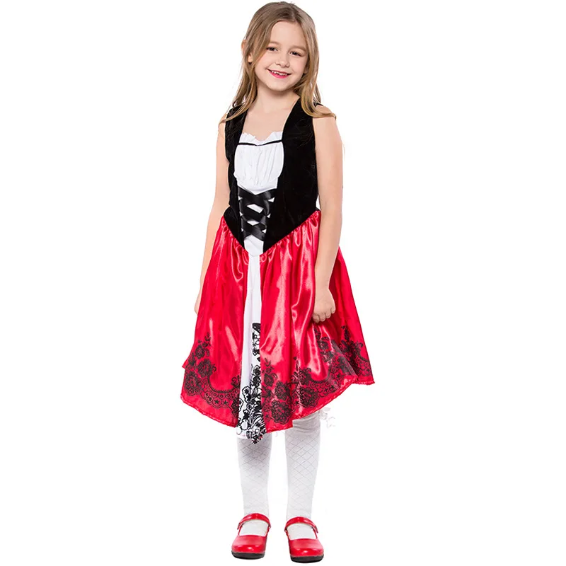 Red Riding Hood Girls Book Week Fancy Dress Costume Fairytale Outfit Sizes 3-13 