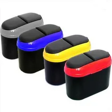 Мини квадратный автомобильный мусорный бак, автомобильный мусорный держатель мусора, мусорный бак для VW Skoda Seat Fiat для Bmw Benz Audi Great Wall Chery