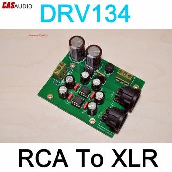 

DRV134 RCA Unbalanced To Balanced XLR Adaptor Converter DRV134 High Performance RCA to XLR Converter For Preamp Audio Amplifier