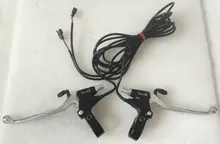 

wuxing all aluminum brake lever with stop/parking button EBS brake cut off power and brake vehicle for electric bike scooter