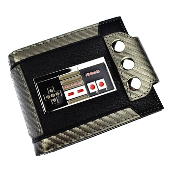 

New Arrival Cute Design Game Nintendo Wallet Short Purse With Sequined Men's Wallets