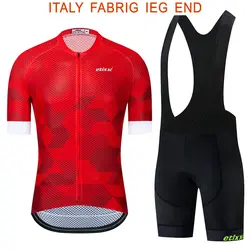 2019 одежда для велоспорта Джерси Быстросохнущий велосипед для мужчин одежда лето etixxl команда майки для велоспорта гелевый набор велошорт