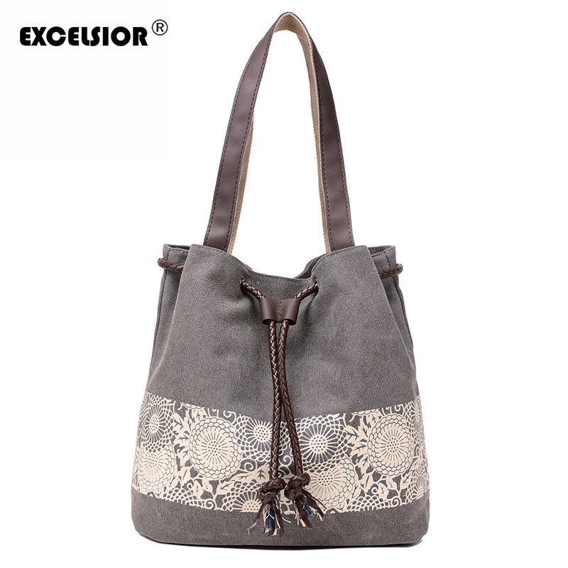 

EXCELSIOR ins Women's Bag Lace Shoulder Bags for Women 2019 Bucket Beach Bag String Shopping Handbag bolso mujer sac de Plage