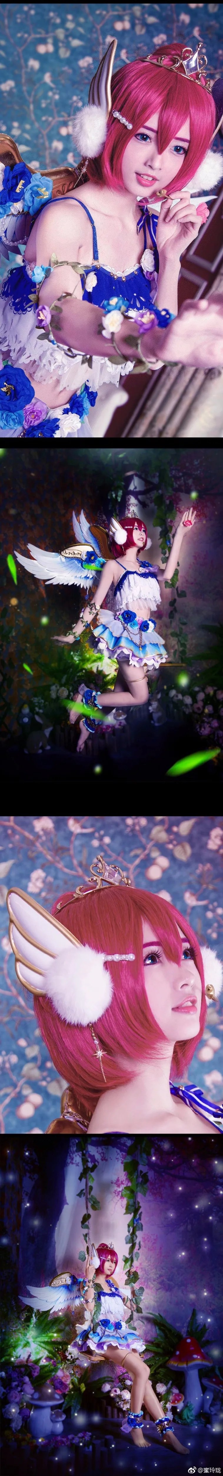 LoveLive! Sunshine Watanabe You Kurosawa Ruby Angel Awaken маскарадный костюм на Хэллоуин Униформа Платье s m l