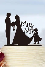 Mr & Mrs Custom Cake Toppers Wedding Decoration Modern Toppers Mariage Personalized Topper Acrylic Bride and Groom Cake Toppers