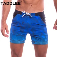 Бренд Taddlee, мужские купальники, сексуальные плавки-боксеры, бикини, купальные костюмы для мужчин, шорты для серфинга с квадратным вырезом