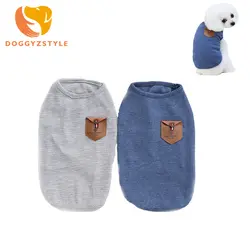 S-xxl для домашних любимцев собак кошек футболка Летняя весенняя одежда хлопок дышащий жилет щенок кошка одежда для Чихуахуа Тедди DOGGYZSTYLE