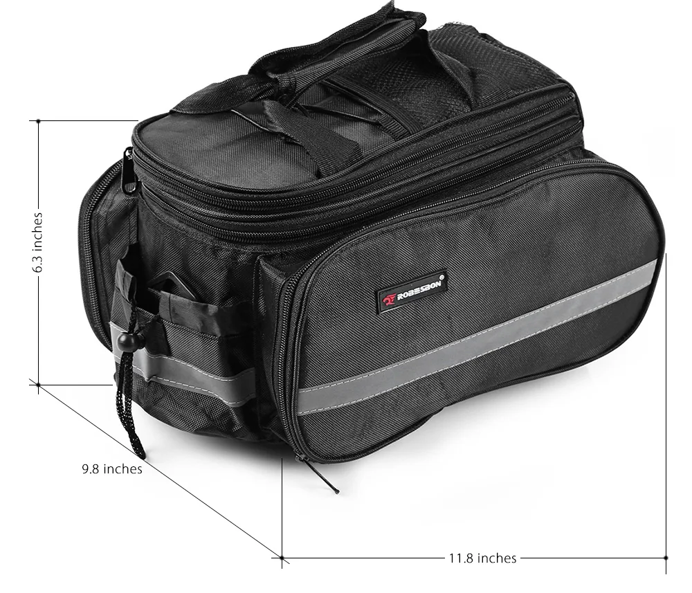 Robesbon 35L Fashionable Cycling Bicycle Bike Waterproof Rear Seat Trunk Handbag Bag