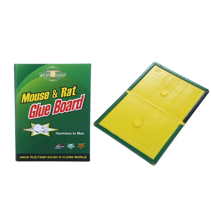 

10Pcs Trapper Max Sticky Glue Mice Traps Board Rodent Mouse Snake Bugs Safe Tools HG99