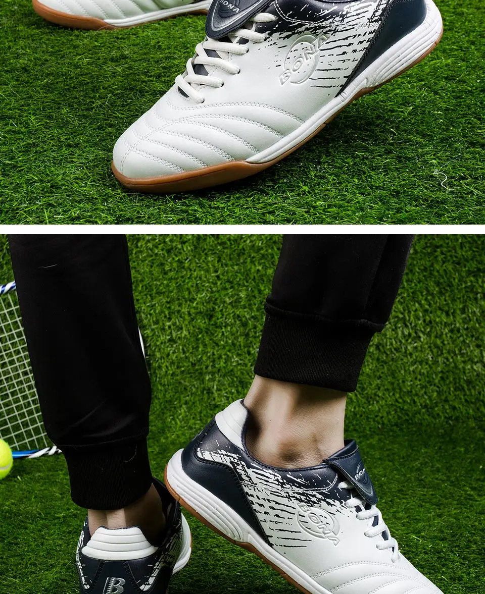 BONA/Новое поступление; классические стильные мужские футбольные бутсы на шнуровке; мужские футбольные кроссовки; кожаная мужская спортивная обувь;