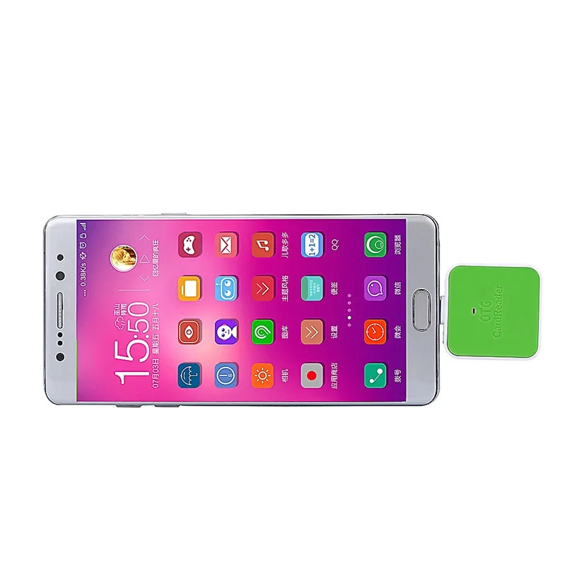 2In1 OTG TF/SD Smart Card Reader адаптер Card Reader для Android-смартфон A7