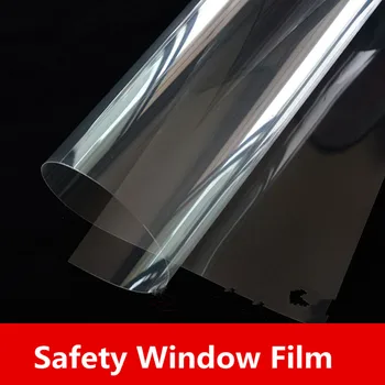 

SUNICE 80cm x 300cm(31" x 118") Safety Security Film Splash Prevention Vinyl Film Building/Automobile Window Glass Sticker