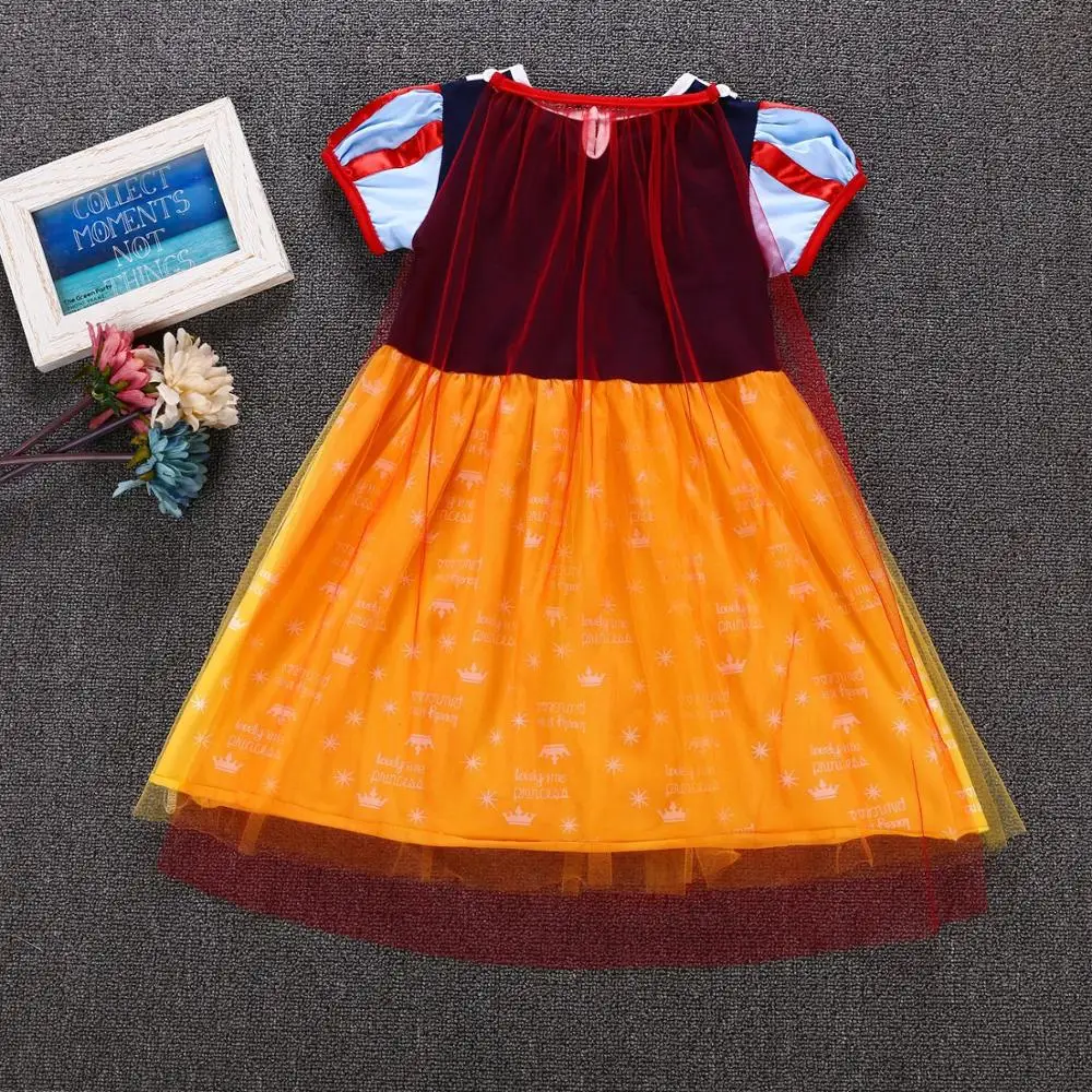 Kids Dresses For Girls Snow White Princess New Feeling Clothing Sofia Princess Costume Robe Princesse Party Dress For Girls 2
