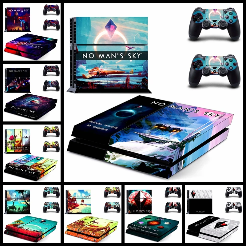 Vinyl No Man's Sky Game Cover for PS4 Skin Sticker for PS4 PlayStation