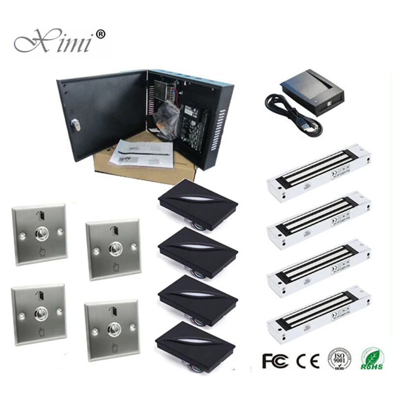 

Good Quality C3/400 Access Control Board Access Control Panel Linux System 4 Doors Access Control Systems TCP/IP