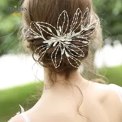 TOPQUEEN HP255 свадебные аксессуары для волос невесты Тиара для волос украшения для волос для свадеб украшения для невесты на голову