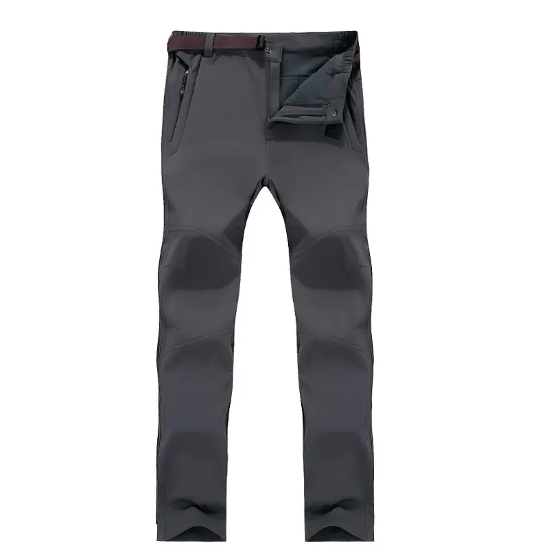 Aufdiazy 7XL invierno de los hombres Softshell polar pantalones al aire libre impermeable a prueba de viento senderismo Trekking térmica Hombre Pantalones IM025