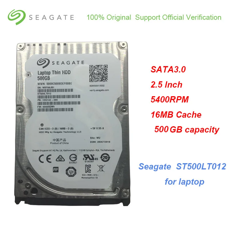 Жесткий диск Seagate ST500LT012 500 Гб для ноутбука ПК 5400RMP 64 Мб кэш памяти 2 5 дюйма HDD SATA3.0 6