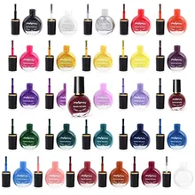 26 цветов, новинка, 10 мл, для женщин и девушек, цветной принт, лак для ногтей, тиснение маслом, наклейки для ногтей, лак для ногтей