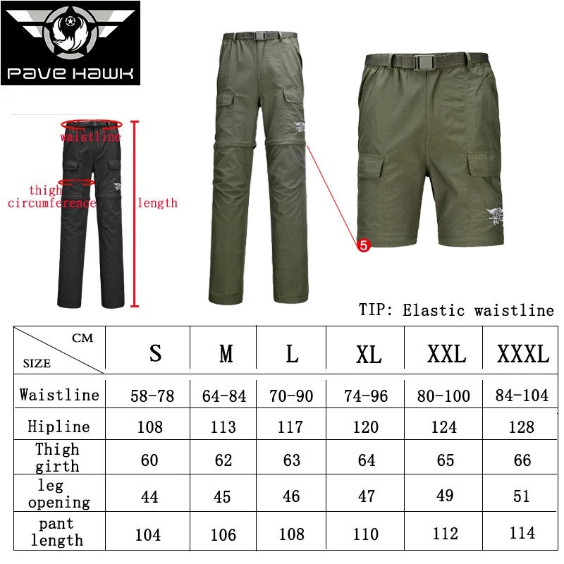 Brand-Mens-Pants-quick-dry-detachable-Outdoor-Sports-Military-Tactical-Trousers-Hiking-trekking-fishing-Climbing-women