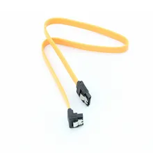 Computer Cable 45CM SATA 3.0 III SATA3 6Gb / s SSD Hard Drive Data Direct / Right Angle Cable High Quality 2018