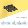 VONTAR Foldable Mount Bracket 100-135mm for Android TV Box Set Top Box Stand Holder Racks Wall Mounts Storage Single Space Shelf ► Photo 3/6
