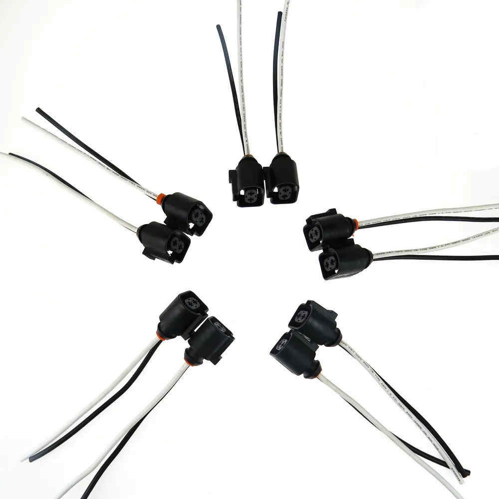 

SCJYRXS 2 Pin Pigtail Plug Connector Socket Harness Fit 6 & 12 Teeths Motor For A6 Q3 Seat Alhambra II 1J0937773 1J0 937 773