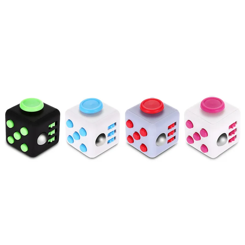 Mini Cubo Mágico Fidget Brinquedos Mesa Dedo Brinquedos Engraçado Espremer Anti Stress Relief Anixety Antistress Cubo Adultos Crianças Dom 10 pçs/lote