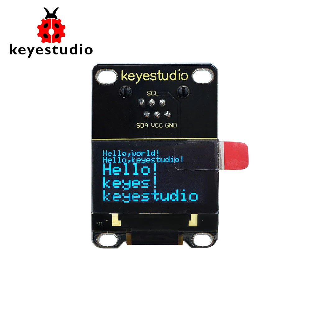 Новинка! Keyestudio EASY Plug 128x64 OLED модуль дисплея для Arduino STEAM|Аксессуары