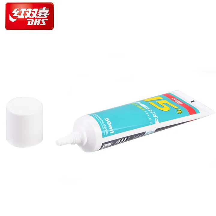 DHS No.15 VOC-Free Glue (Newest Production Date) 50ml Water Glue for Table Tennis Racket Ping Pong Accessories ITTF Approved