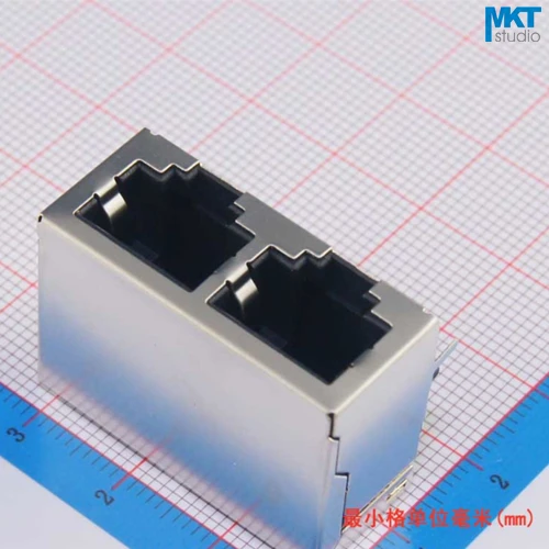 10 шт. Пример 1x2 59 серии женский RJ45 сети Ethernet LAN печатной платы разъем разъема Jack