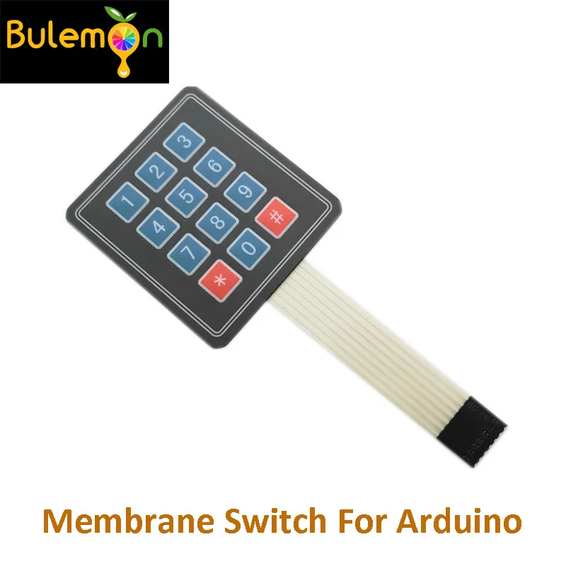 

3 * 4 Matrix Keypad Membrane Switch Outside Enlarge Keypad For Arduino