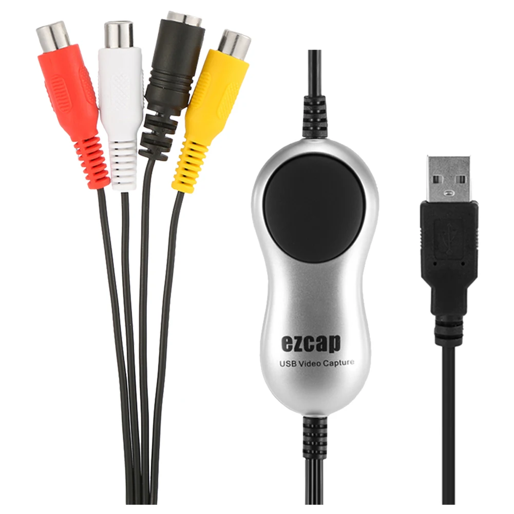 Ezcap USB 2 0 HD видео Захват ТВ DVD VHS адаптер DVR рекордер преобразования аналогового