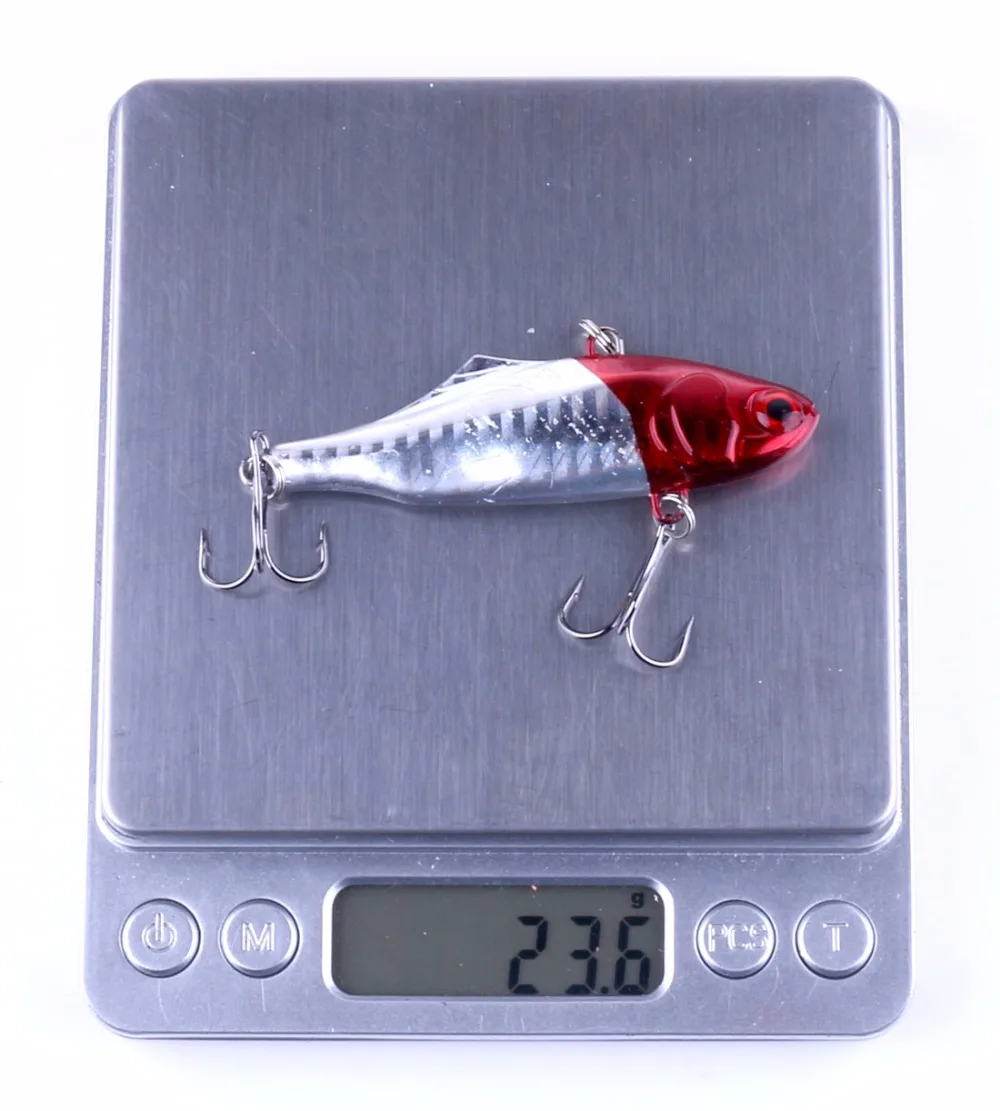 1 шт. жесткие рыболовные приманки 7 см 24G Big Game VIB Rattlin крючок для рыболовной удочки Vibra приманки опускается на дно hooktion блесна; рыболовный воблер