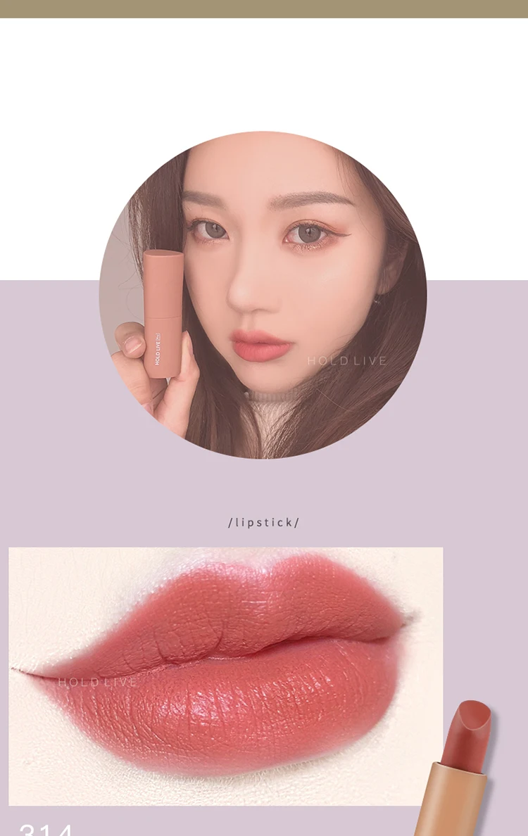 Brand HOLDLIVE 5Pcs Velvet Matte Lipstick Set (9)