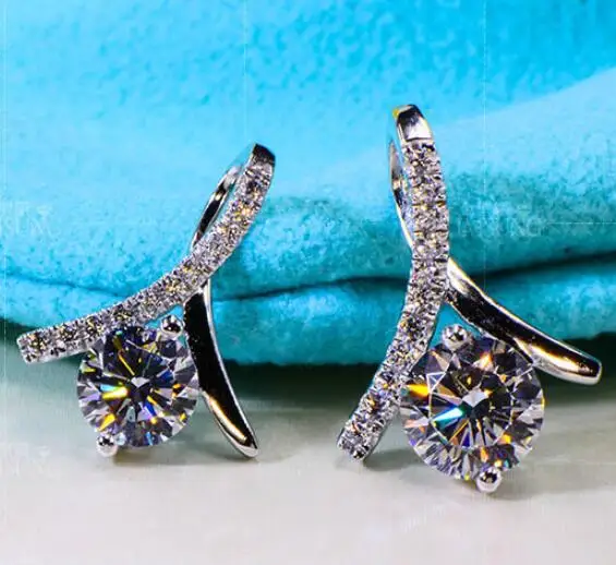 

2018 Fashion 925 Stelring Silver Wedding Engagement Anniversary Sona Pendant Necklace Band Jewelry Women Brithday Party Gift