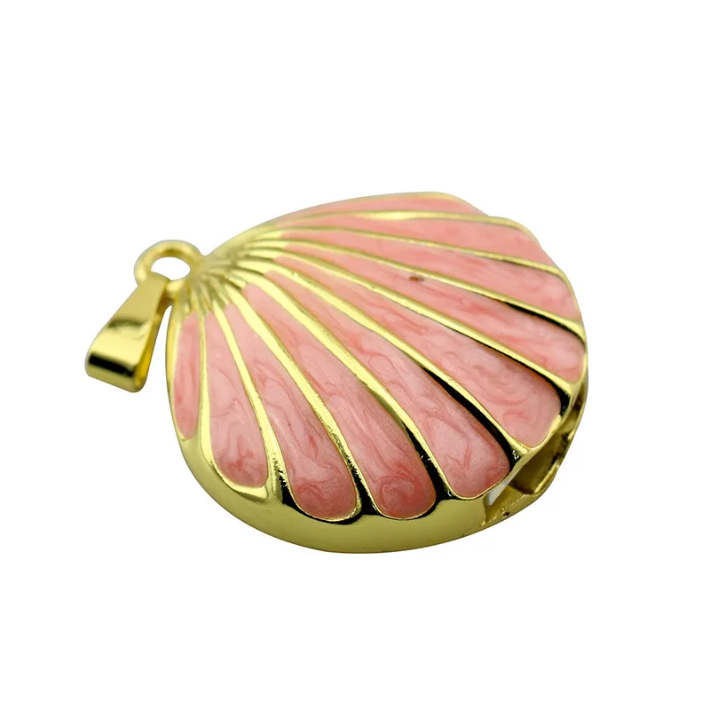 Горячие флешки 4 ГБ 8 ГБ 16 ГБ 32 ГБ 64 ГБ Кристалл Seashell USB 2,0 Flash Memory Stick золотой seaurchin USB флэш-накопитель с Цепочки и ожерелья