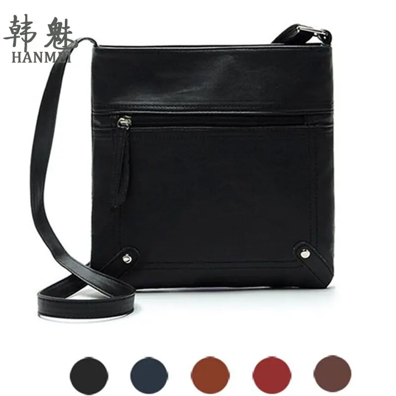 2017 New Fashion Retro Messenger Bags Tote Purse Ladies Shoulder Bag Leisure Handbag PU Leather High Quality Free Shipping P321