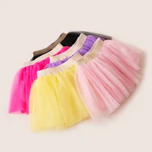 Летняя фатиновая юбка для девочек юбка-пачка для танца, детская одежда детская юбка-пачка из марли