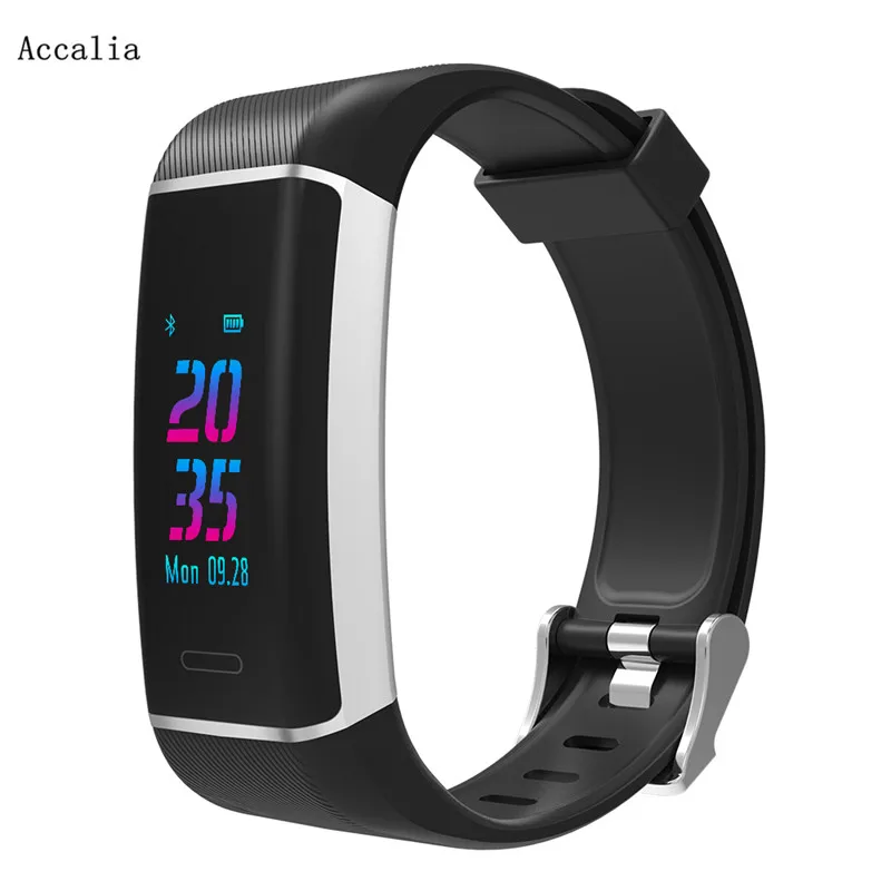 Accalia смарт браслет GPS W7 Смарт часы с пульсом фитнес трекер браслет|Смарт-браслеты|