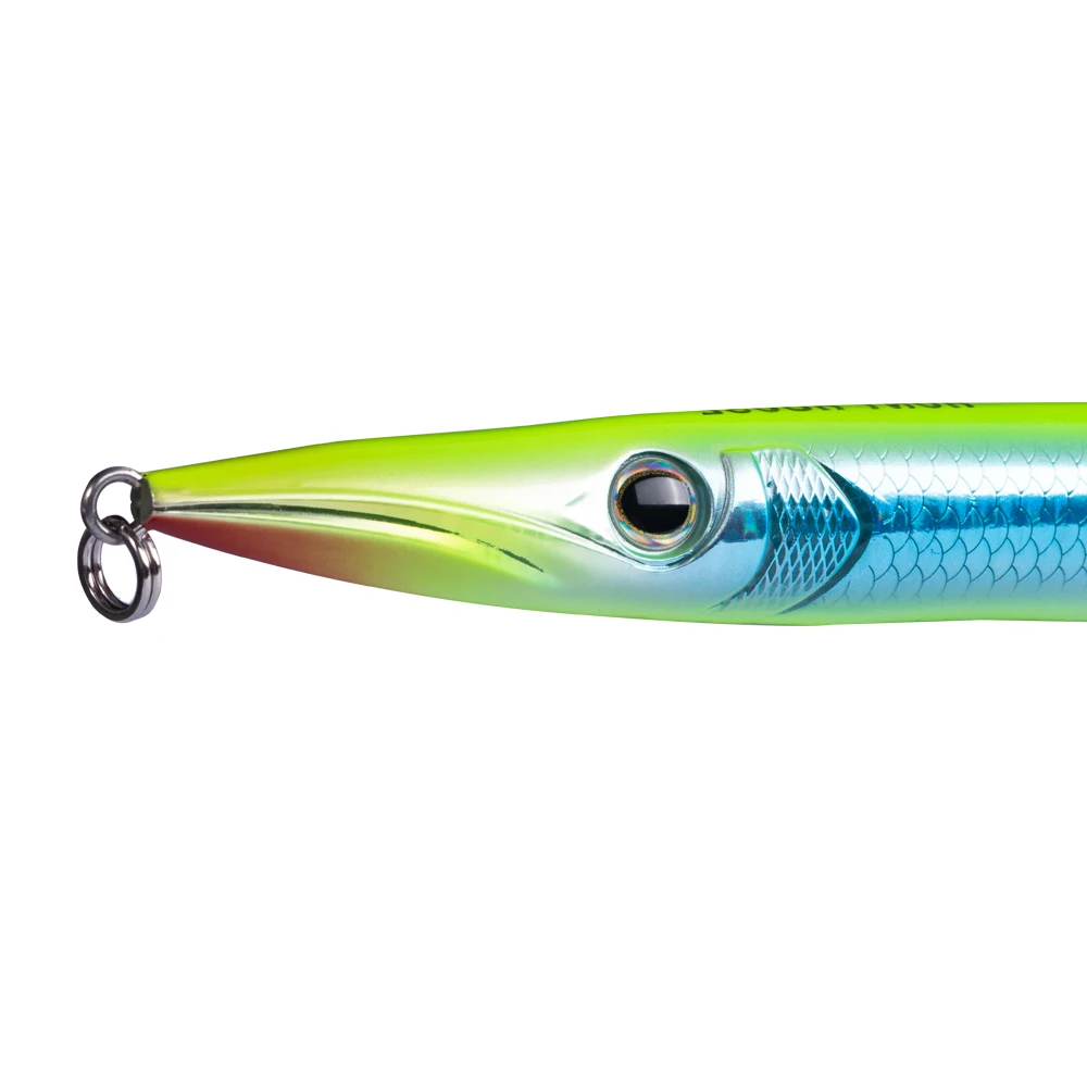 Stickbaits para Pesca Leerfish e Bluefish Hunthouse Isca Barracuda Lure 32g Longo Fundição Lápis Topwater Iscas 190mm 4 High Quality Esporte e Lazer