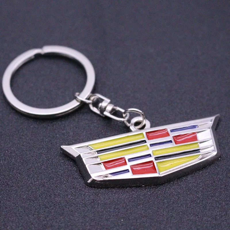 

Creative metal Cadillac car logo keychain key jewelry Y-184